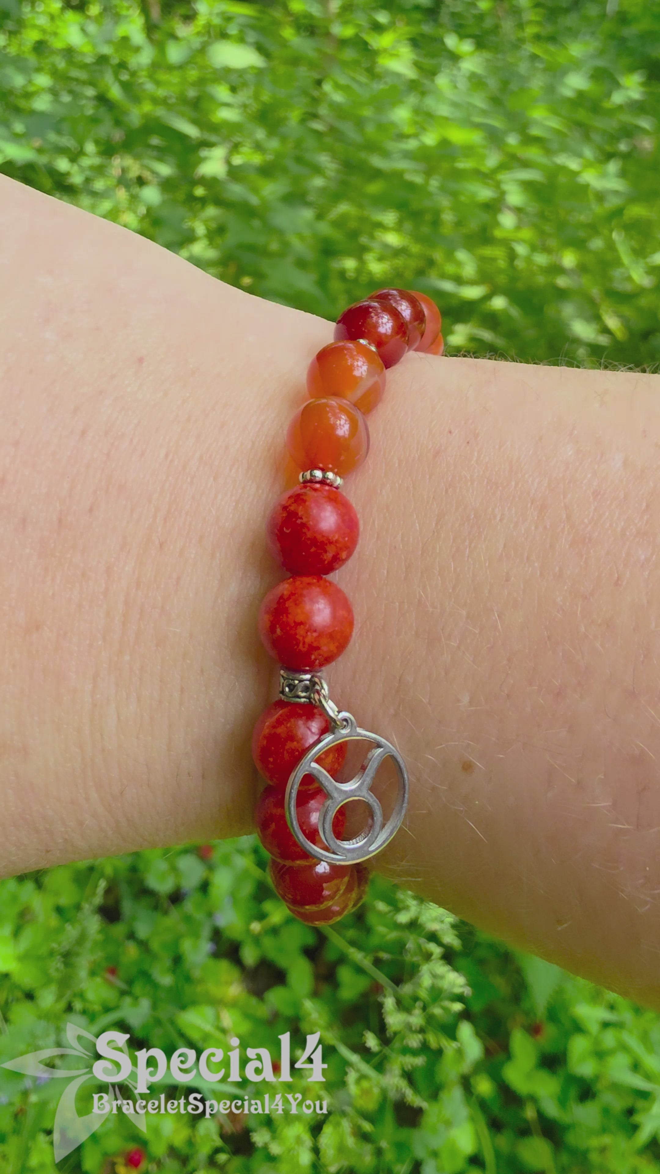 Taurus Earth & Fire Bracelet