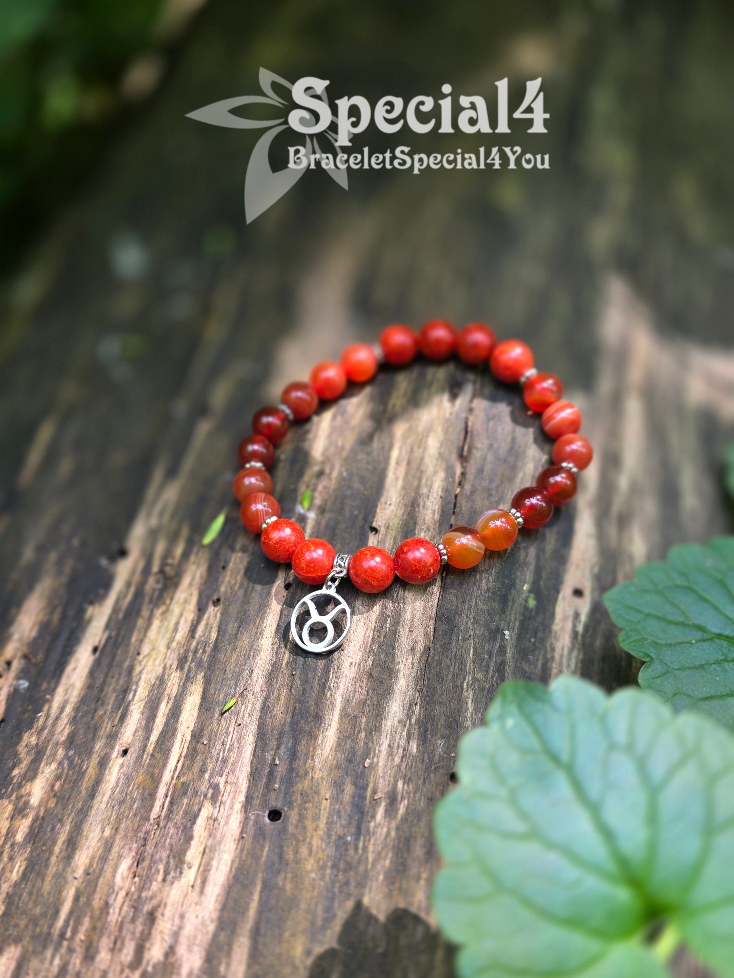 Taurus Earth & Fire Bracelet