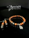 Mahogany Obsidian Lucky Charm Set