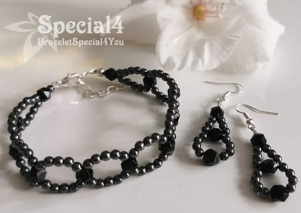 Black Tourmaline & Hematite