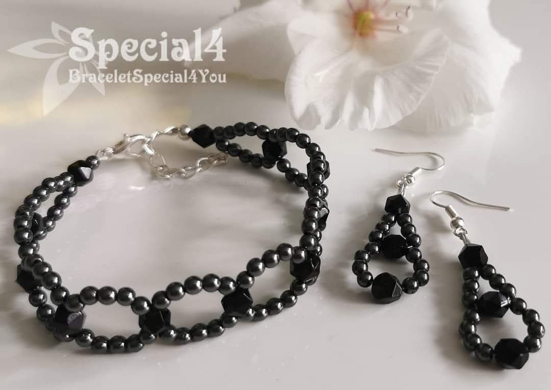 Black Tourmaline & Hematite