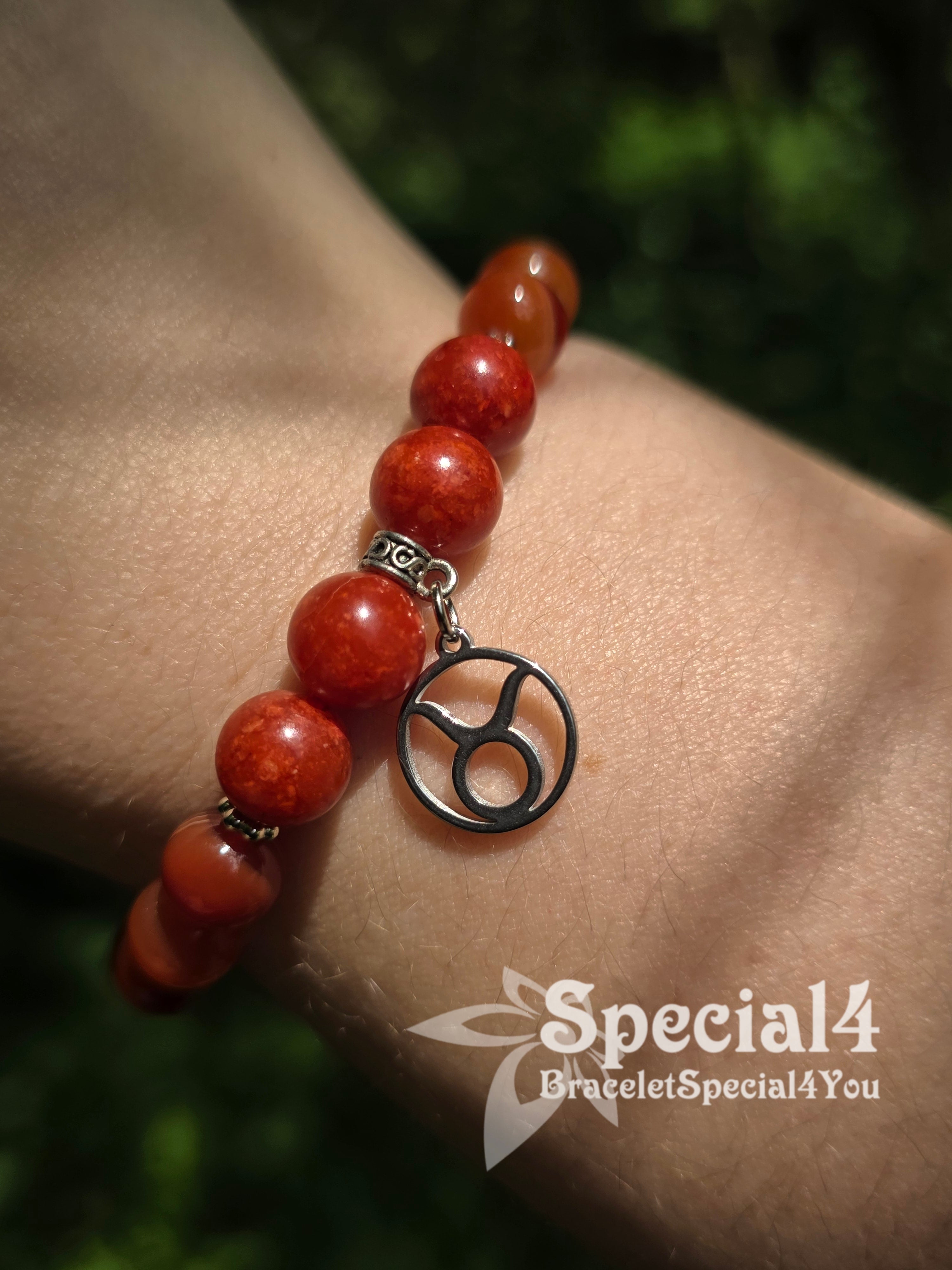 Taurus Earth & Fire Bracelet